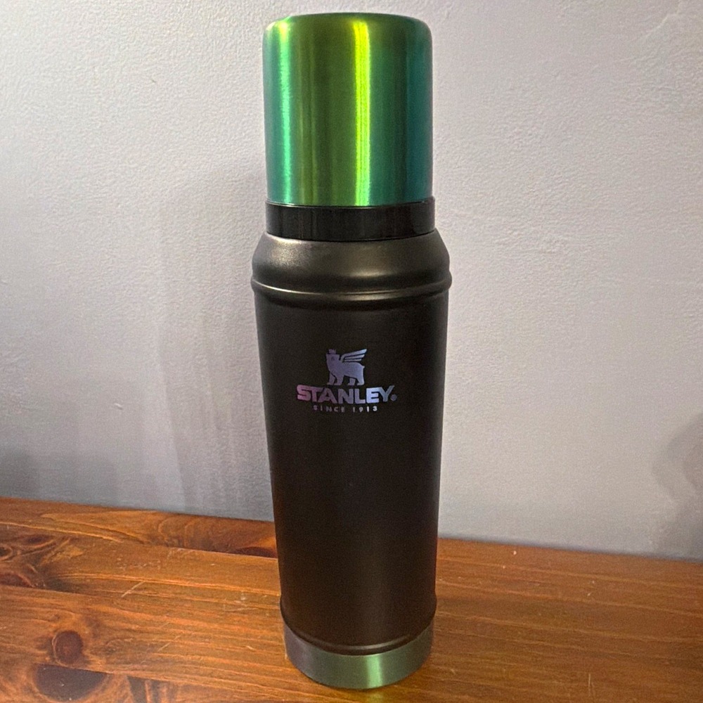 RARE Stanley Legendary Black Chroma Collection Classic Insulated 1 qt Thermos